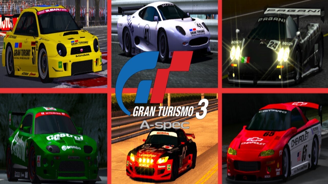 Gran Turismo 3 All Dream Cars
