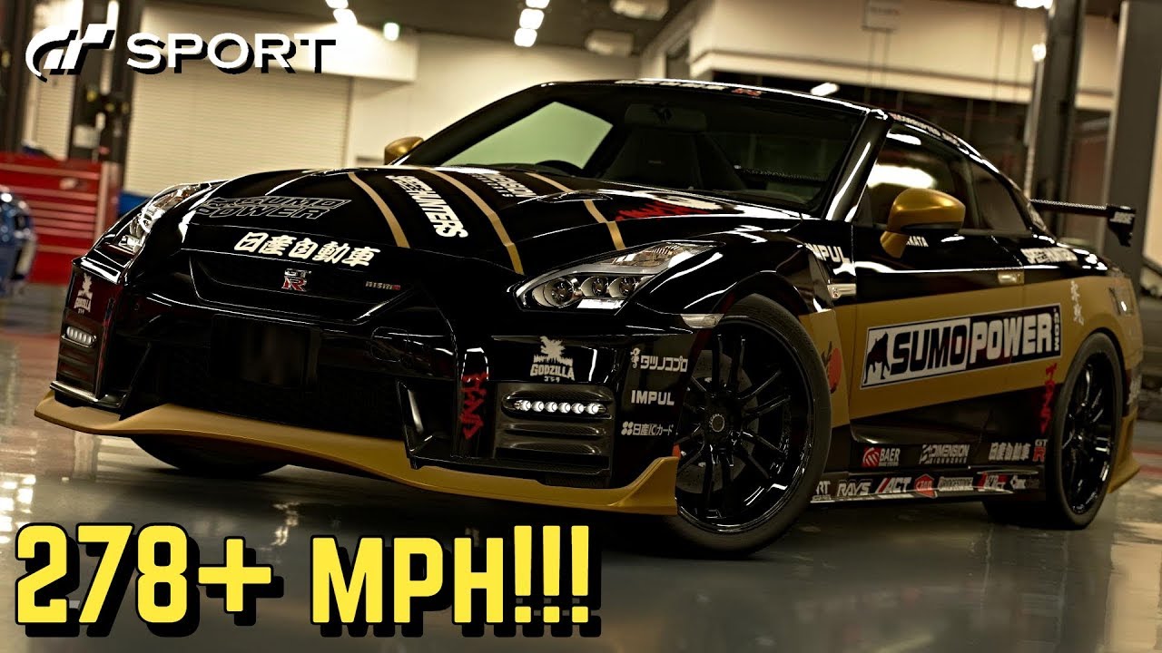 GT SPORT : 278+ MPH Nissan GT-R NISMO Setup!!