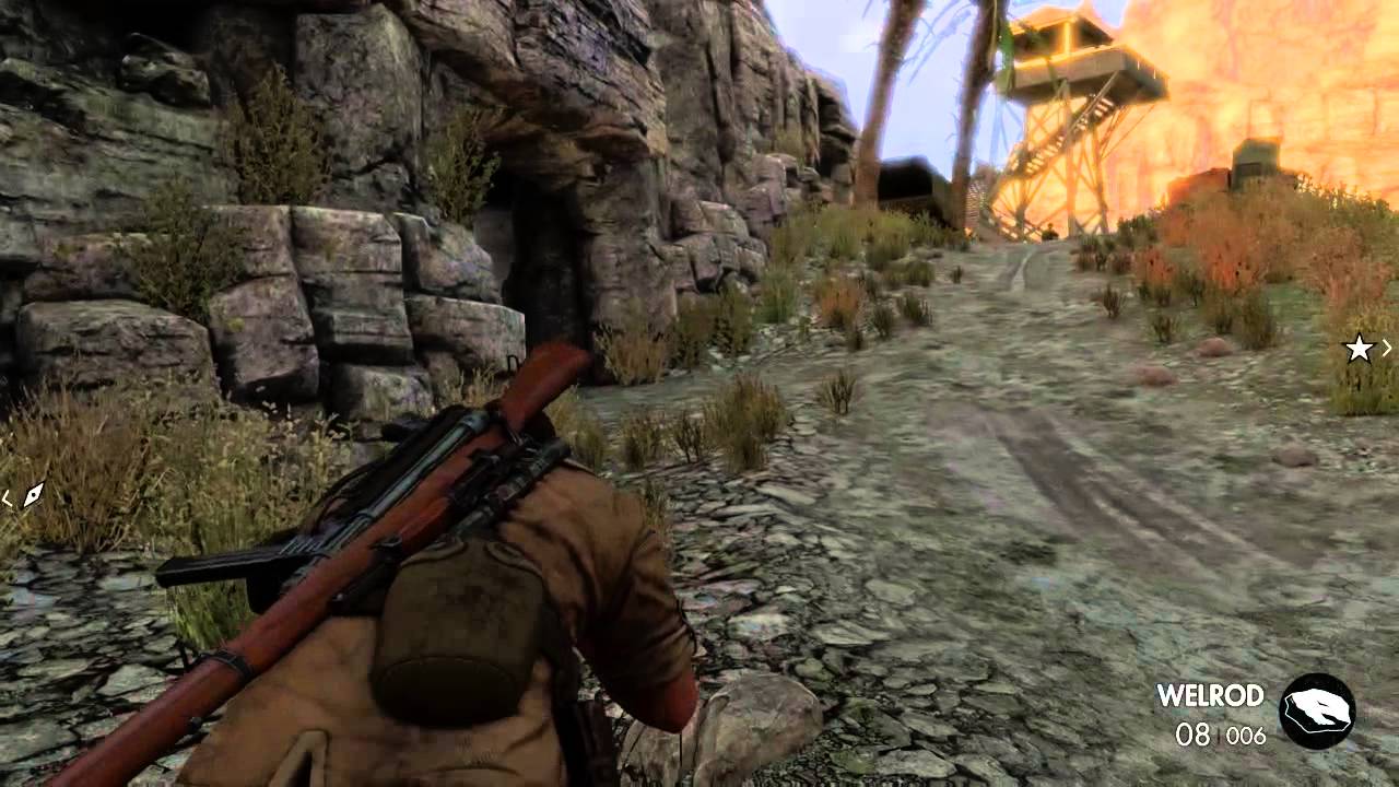 Sniper Elite 3 - Mission 3 Halfaya Pass - Authentic Difficulty 