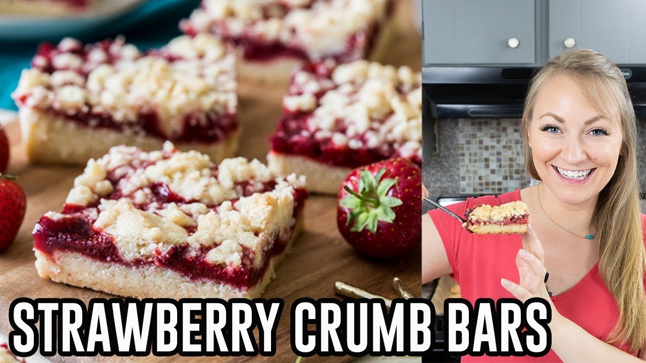 How to Make Strawberry Crumb Bars