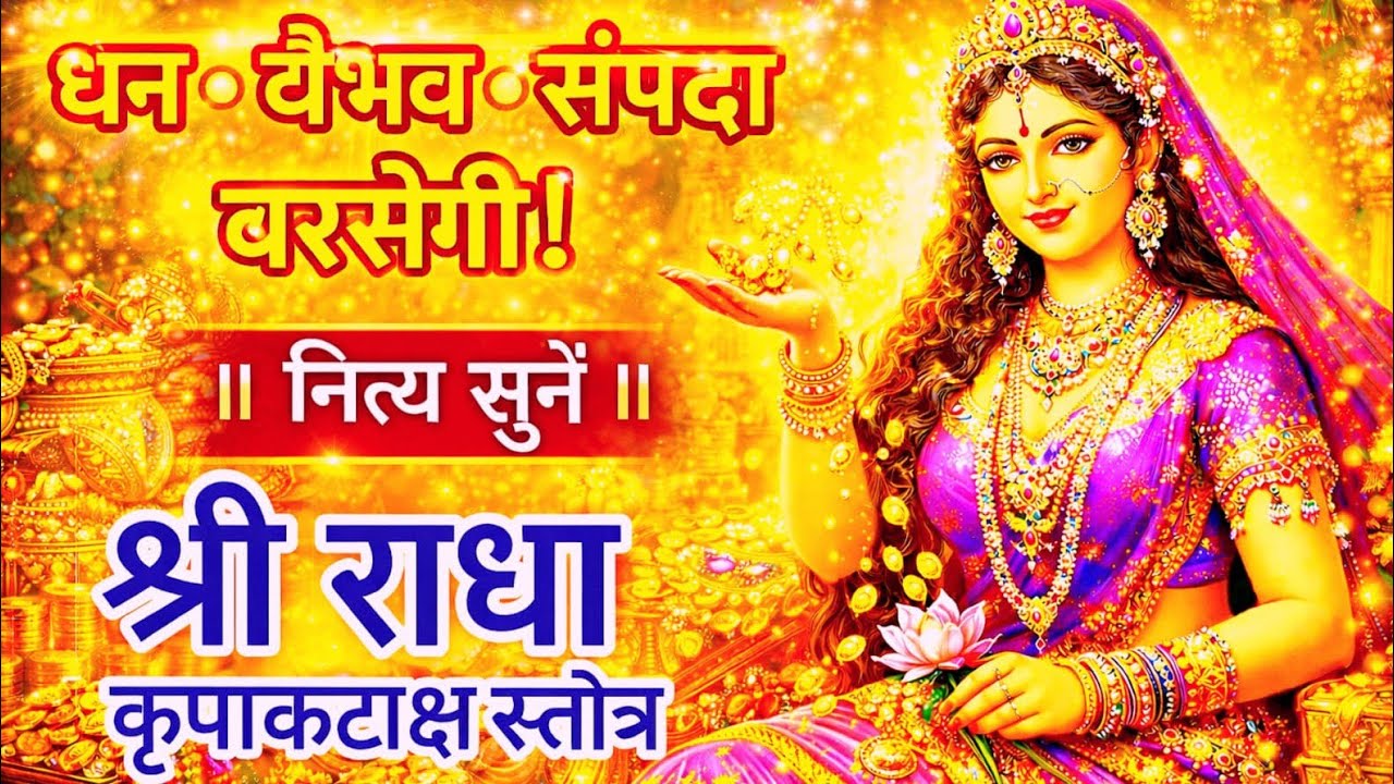 श्रीराधा कृपाकटाक्ष स्तोत्र । Radha Kripa Kataksha Stotra। शिवजी रचित श्रीराधा कृपा प्राप्ति स्तोत्र