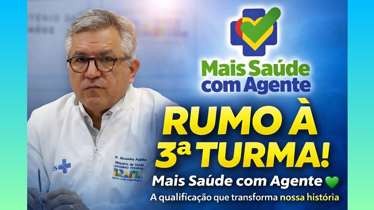 Atenção ACS e ACE: Vem Aí a 3ª Turma! Formação Técnica dos Agentes de Saúde em 2026.