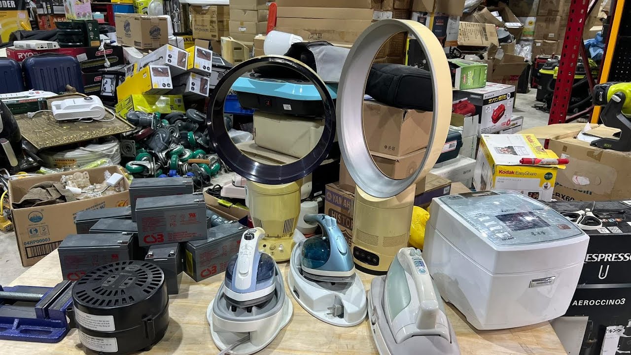 Đồ gia dụng bãi Nhật giá rẻ. Quạt không cánh.Nồi cơm điện. Máy hút chân không.Bếp từ. Bếp hồng ngoại