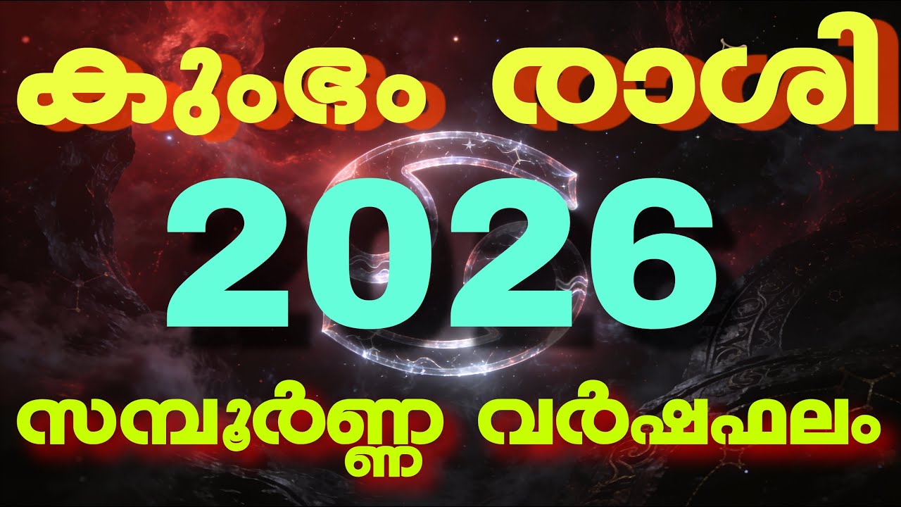 Aquarius - 2026 New Year's Predictions | Jyothisham Malayalam Astrology Horoscope Kumbham rashi p...