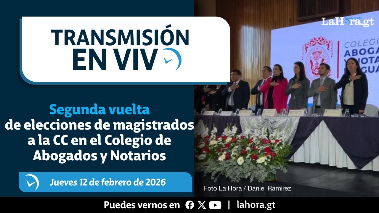 En vivo: Segunda vuelta de elecciones de magistrados a la CC en el Colegio de Abogados y Notarios