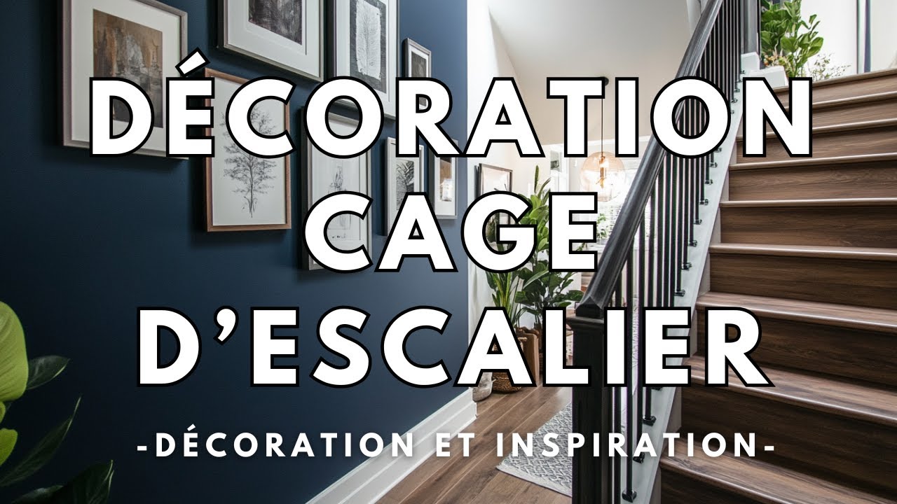 DÉCORATION CAGE D’ESCALIER