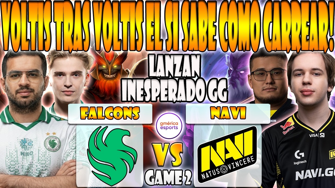 FALCONS vs NAVI BO2[GAME 2] ATF, MALR1NE, SKITER VS GOTTHEJUICE, NIKU- DREAMLEAGUE SEASON 28 -DOTA
