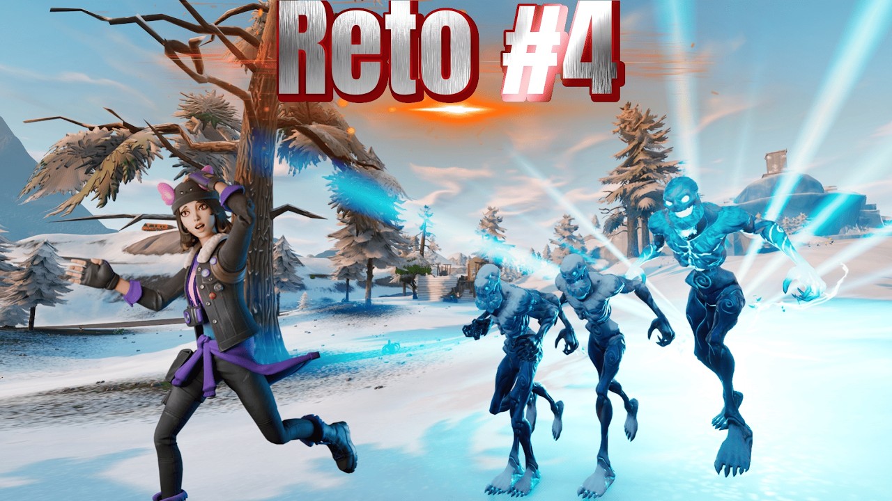 Fortnite pero solo puedo utilizar armas que me den los zombis de hielo  --TresYmedio