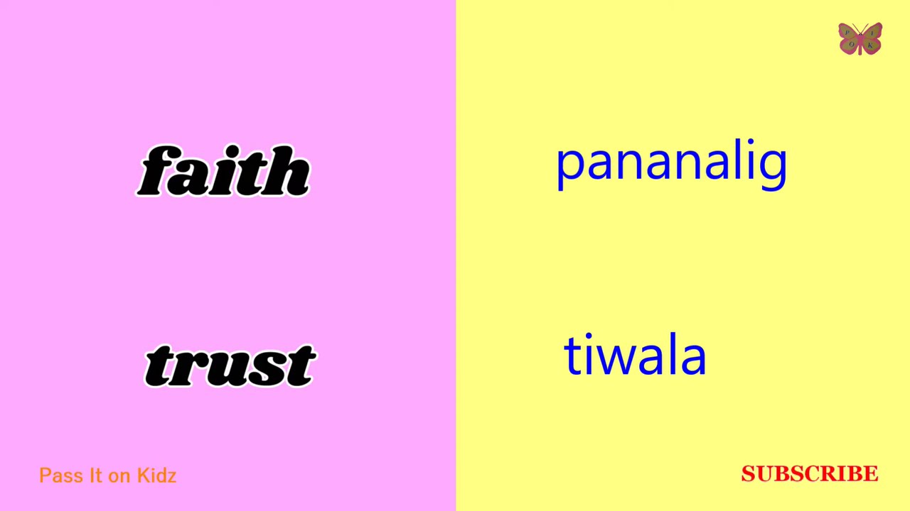 Improve your vocabulary #2 |  English with Tagalog translation