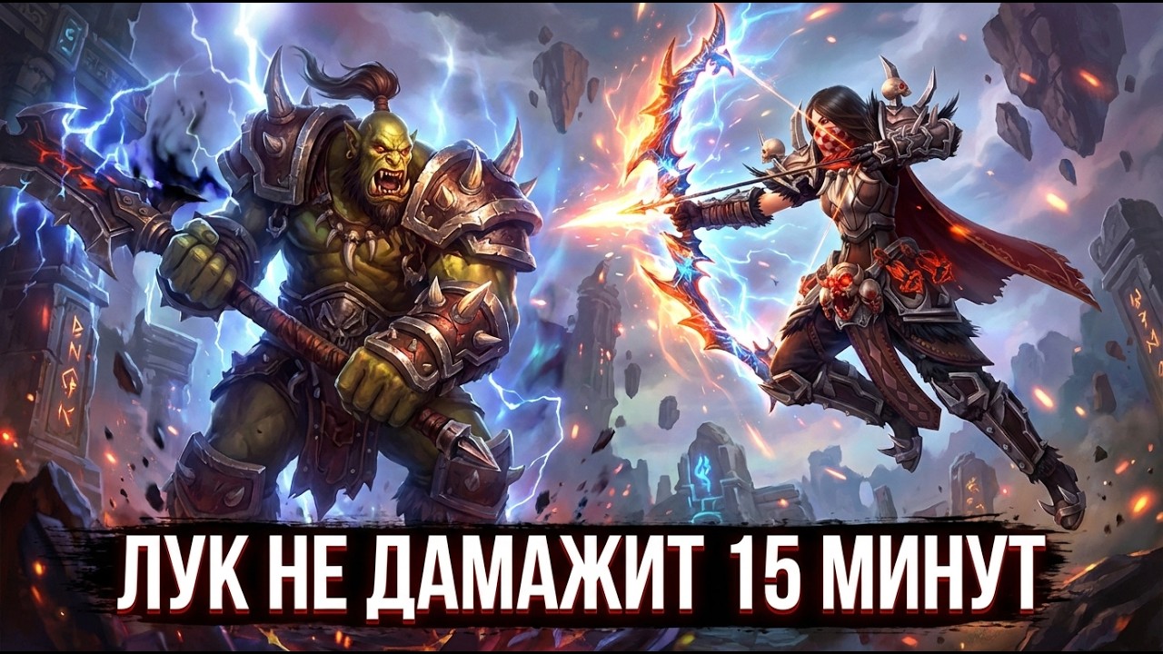 Лук АН в СОЛО не дамажит орка на оплоте ги | Аллоды Онлайн - Нить Судьбы 17.0
