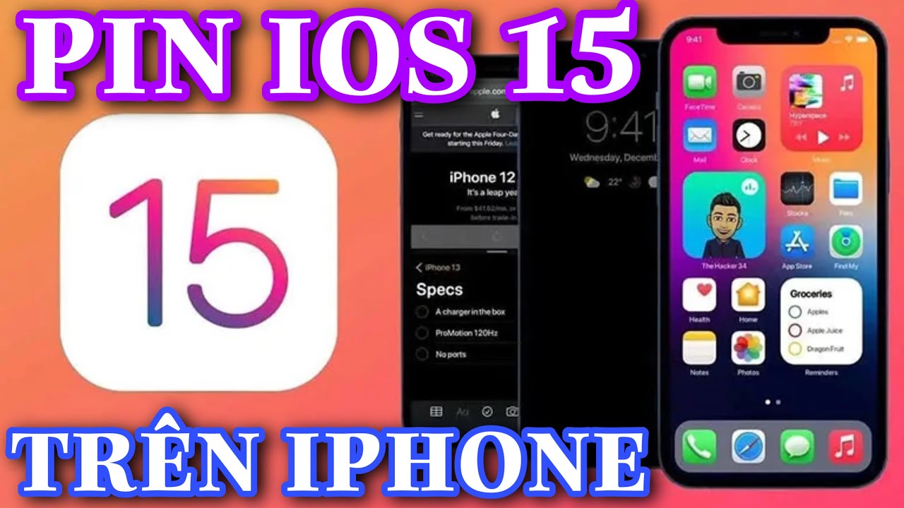 CẬP NHẬT IOS 15 IPHONE C&Oacute; HAO PIN - CHIA SẼ NHANH T&Igrave;NH TRẠNG PIN TR&Ecirc;N IOS 15