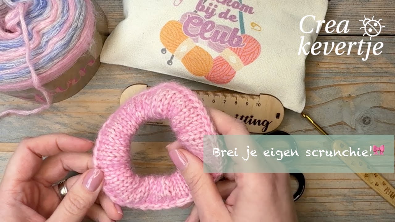 Scrunchie Breien | Snelle DIY Cadeautip