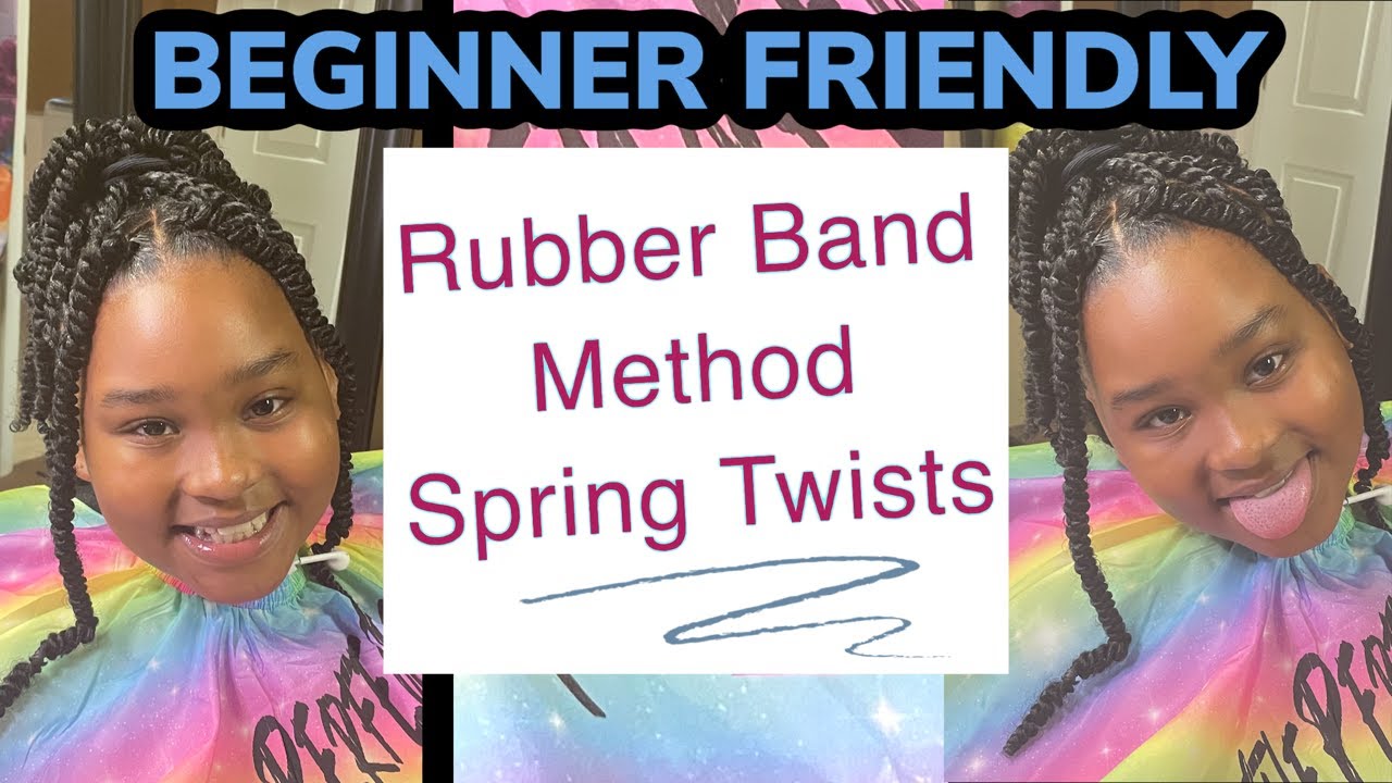 How To Get Perfect SPRING TWISTS | Rubber Band Method | Simple for Beginners! Toni Tone Toni