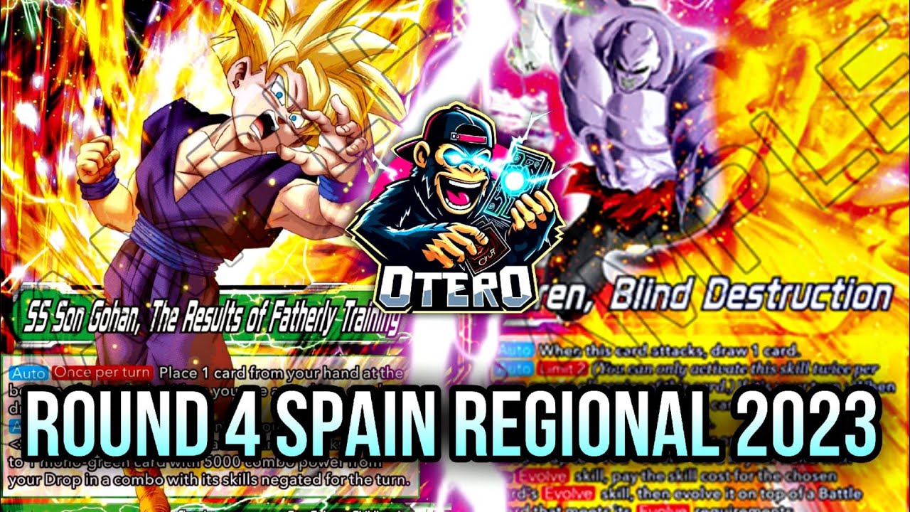 GREEN GOHAN VS RED JIREN - Round 4 Spain Regional 2023 Dragon Ball Super Card Game Masters