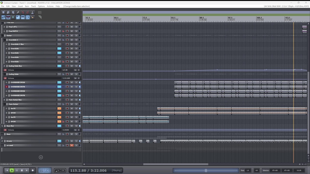 Mixing CRIMSON CURTAIN LIVE @SOLStudiosTuc