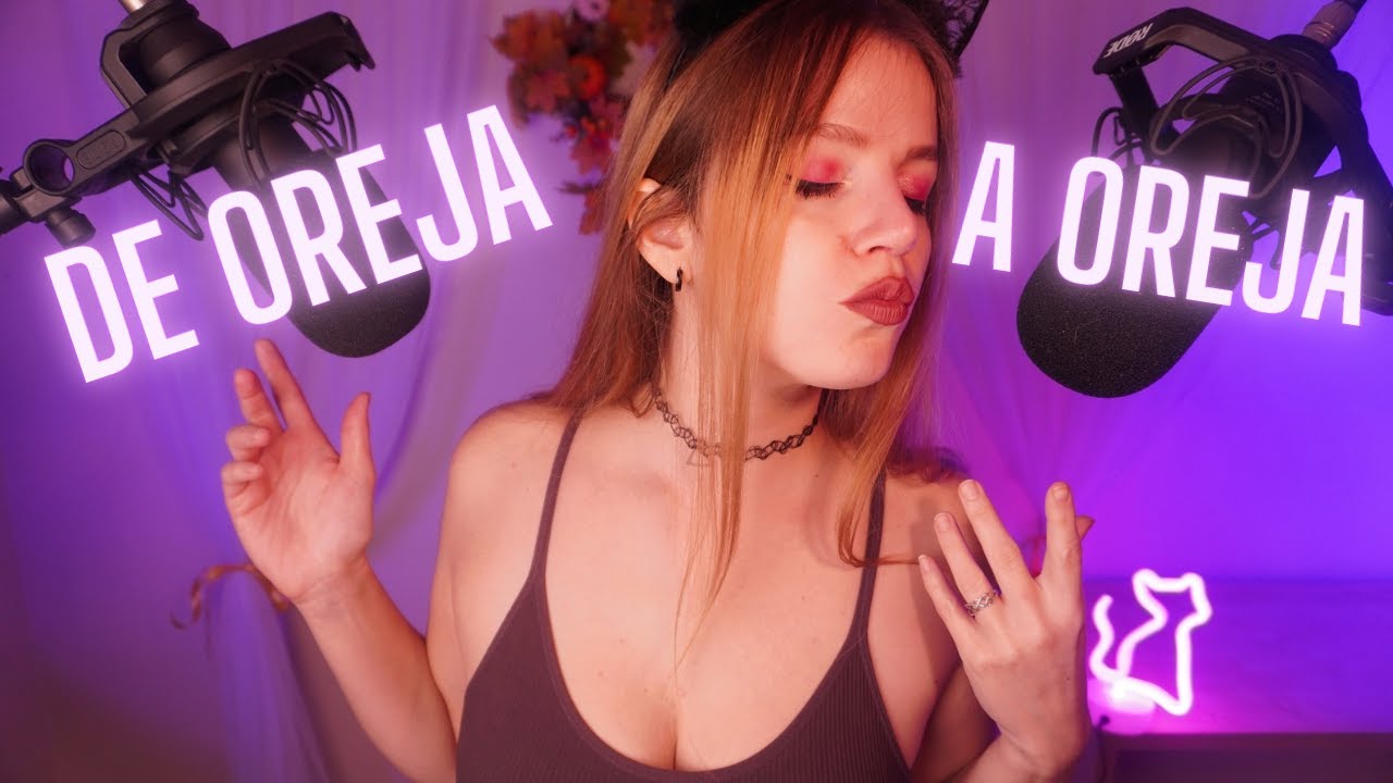 ASMR SONIDOS CON LA BOCA DE OREJA A OREJA