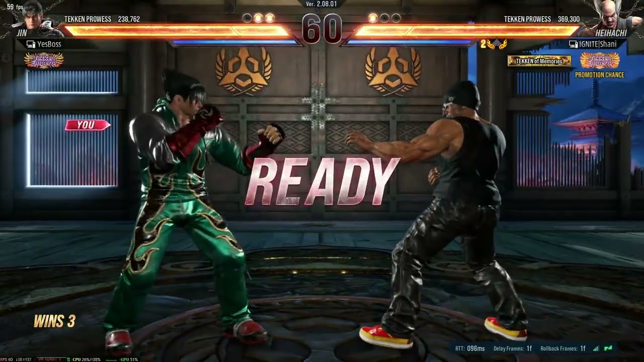 JIN vs HEIHACHI | Tekken 8 Rank Season 2 ( ULTRA GRAPHICS )
