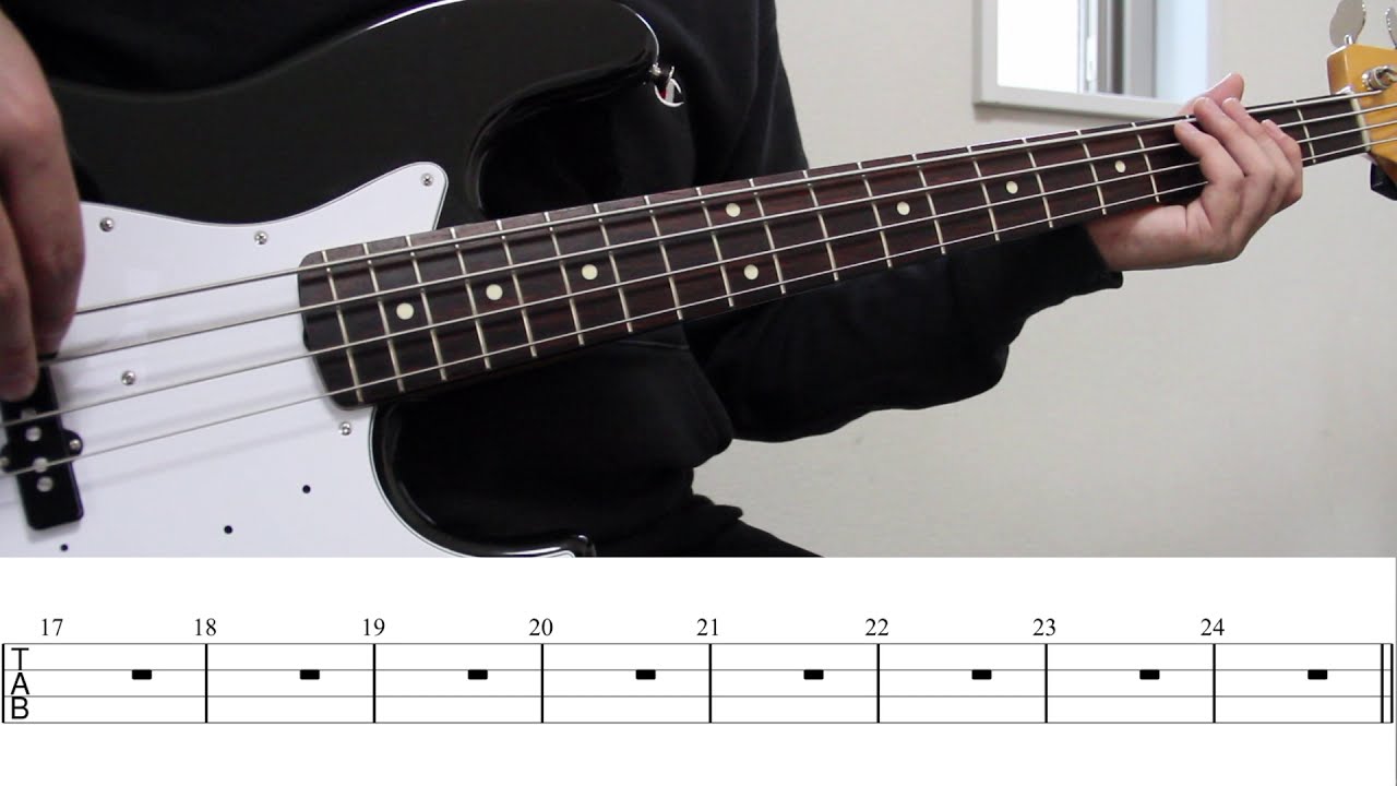 【TAB譜付き】ヒッチコック（Hitchcock）- ヨルシカ（Yorushika）ベース（Bass）