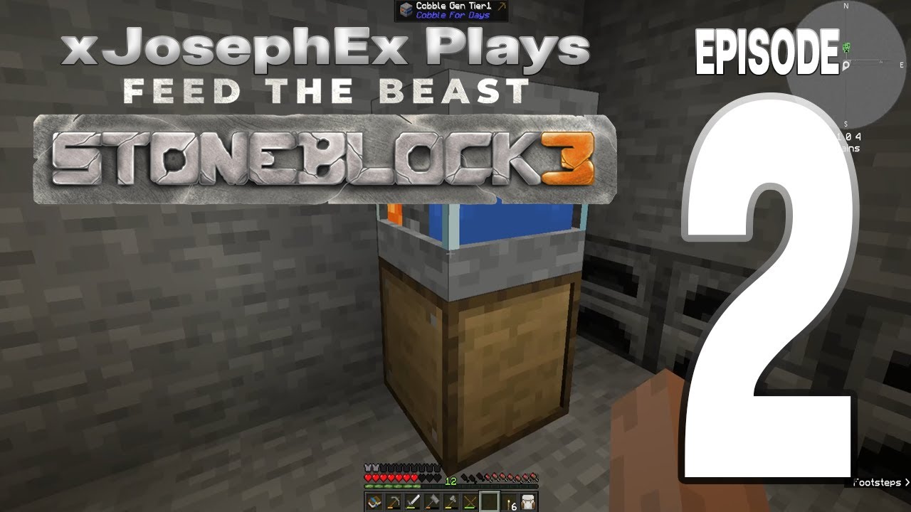 StoneBlock 3 - Episode 2 - Millstone & Cobble Gen!