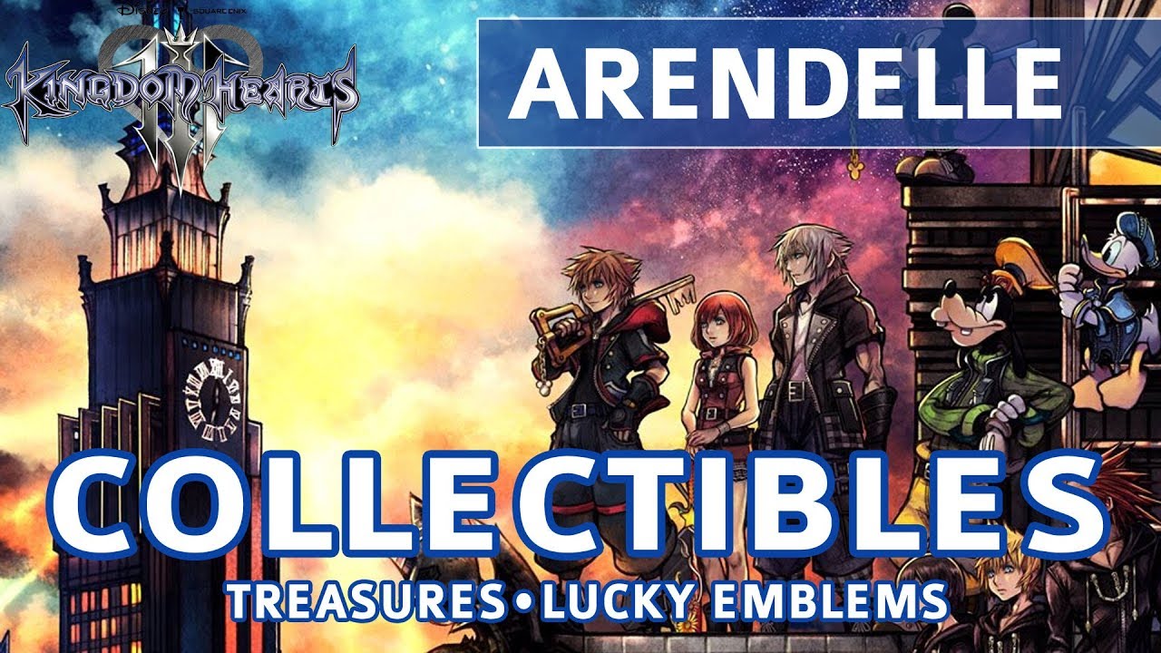 Kingdom Hearts 3 - Arendelle All Collectible Locations (Lucky Emblems & Treasures)