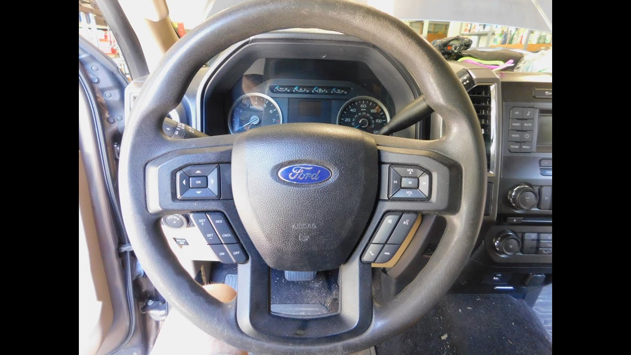 F150 Ford Pickup, Replacing The Cruise Control Switch Assembly And Brake Controller.