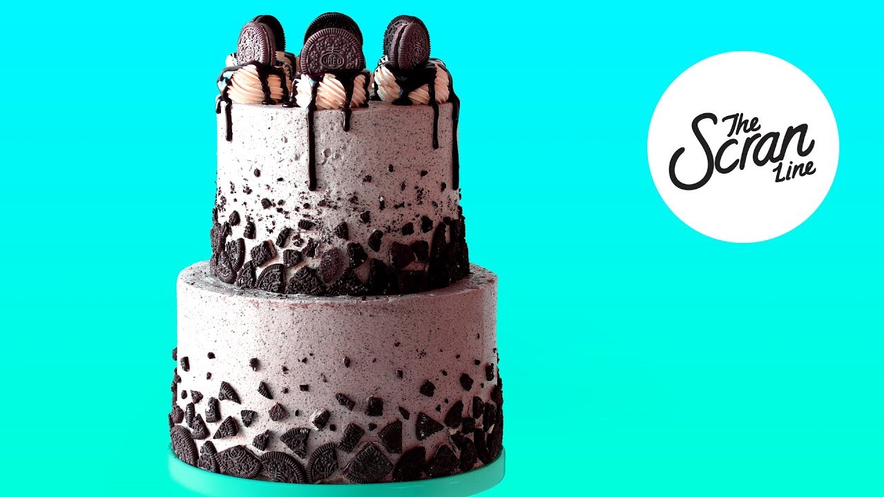 DOUBLE STACKED OREO COOKIES AND CREAM CAKE! - The Scran Line