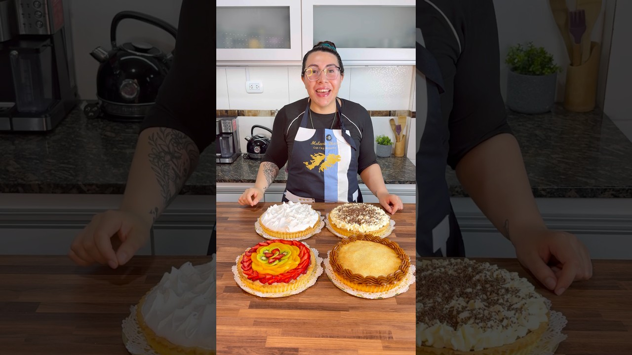 4 RELLENOS  DE TARTAS DULCES IDEALES PARA VENDER 😍 #tartasdulces #pasteleria
