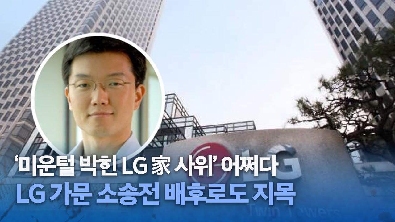 &lsquo;미운털 박힌 LG 家 사위 윤관 BRV 대표&rsquo; 어쩌다