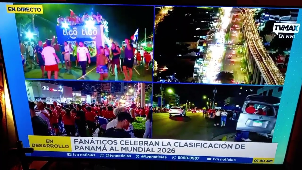 Caravana clasificación Panamá a la Copa del Mundo 2026.