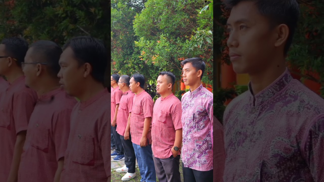 para Bpk guru yg kece, upacara senin