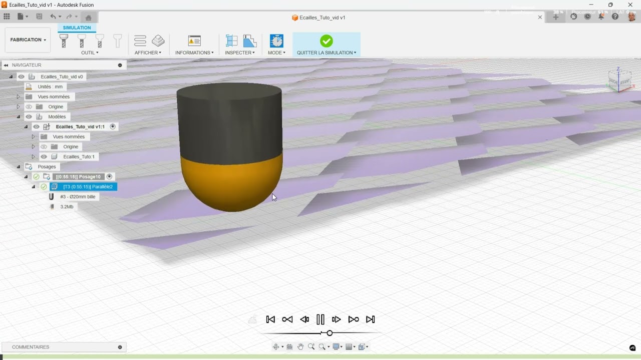 Design Paramétrique : L'Usinage CNC de la Texture [Fusion 360 2/2]
