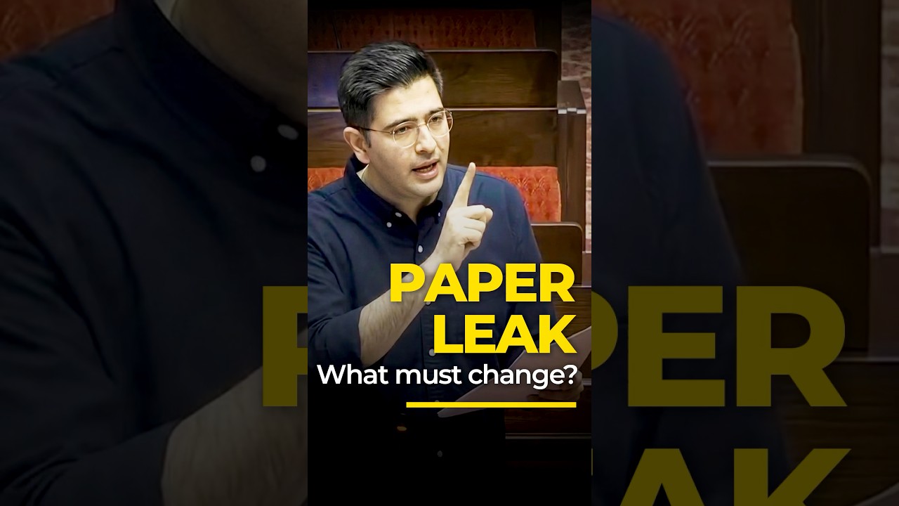 Anti-Paper Leak Bill 2026 | The Solution to the Paper Leak Problem | Raghav Chadha | NEET 2026