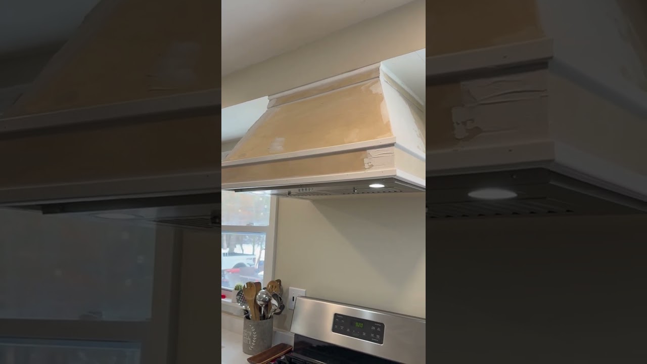 DIY Custom Range Vent Hood