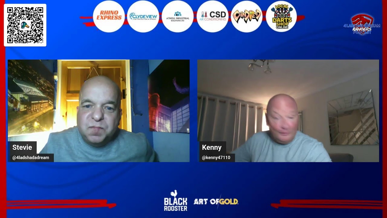 4Lads Rangers midweek live - Transfer rumours and Porto away