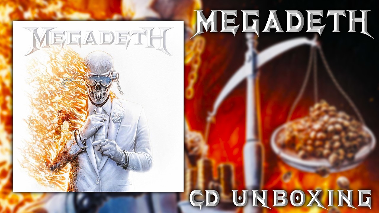 Megadeth - Self Titled Album | CD Unboxing