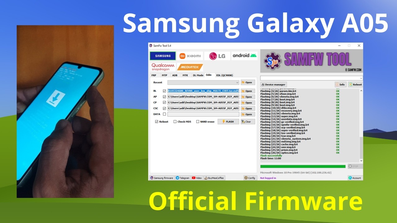 Samsung Galaxy A05 (flash) Official Firmware | Fix Bootloop & Software Errors