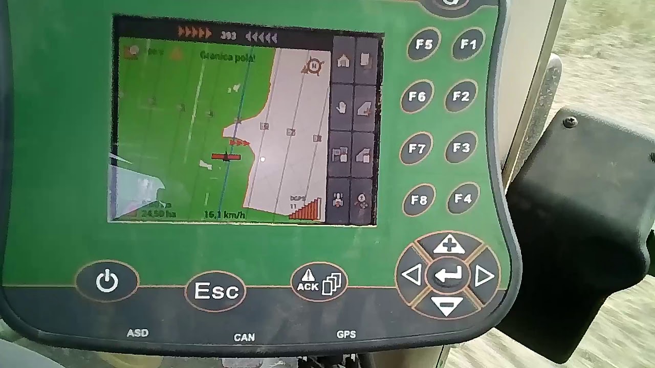 Sianie nawozu  Amazone za-m 3001 Profis hydro amatron3 GPS switch