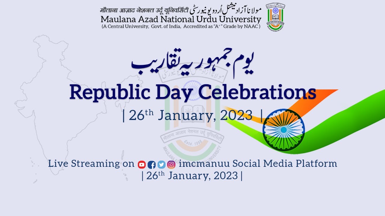 Republic Day Celebrations - 2023 || MANUU