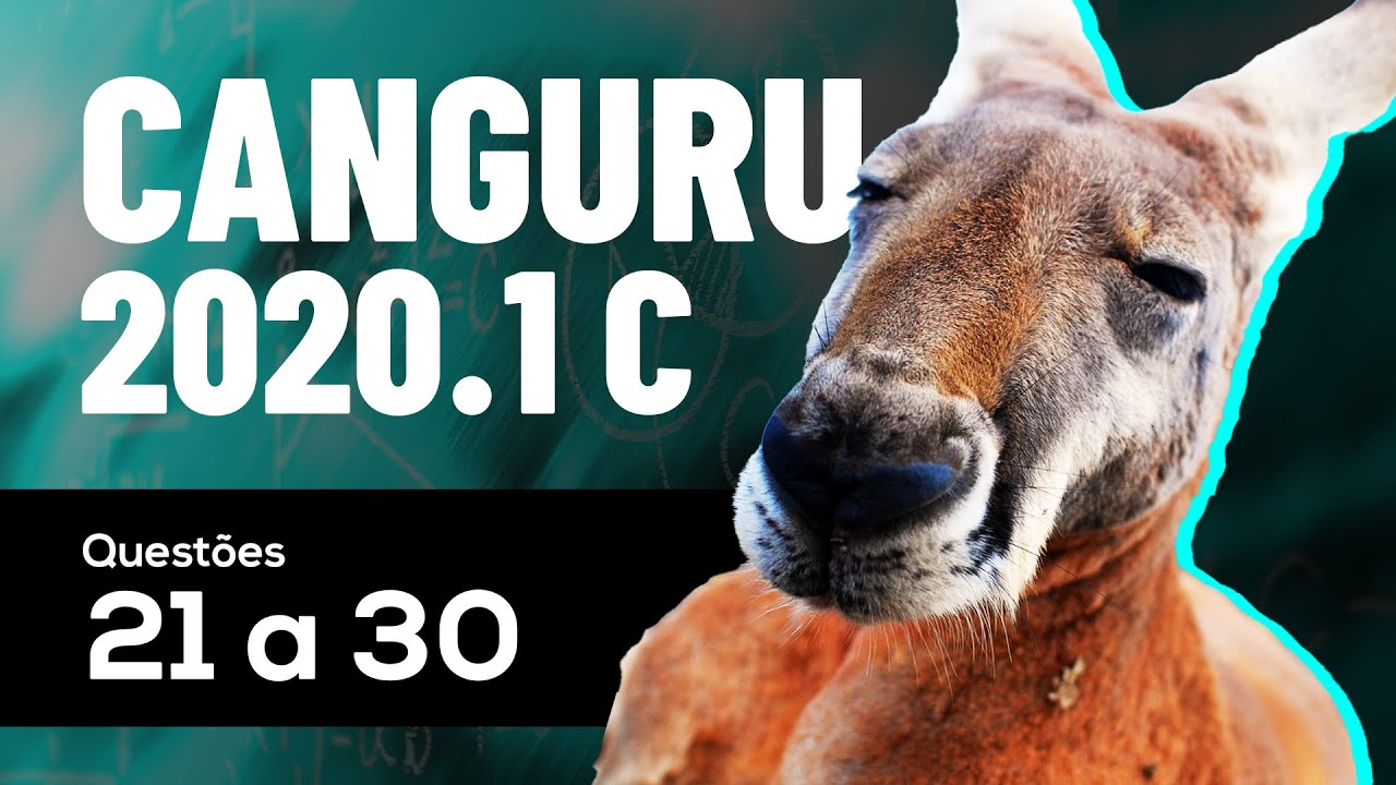 CANGURU 2020 1ª Aplicação - NÍVEL C - Questões 21 a 30