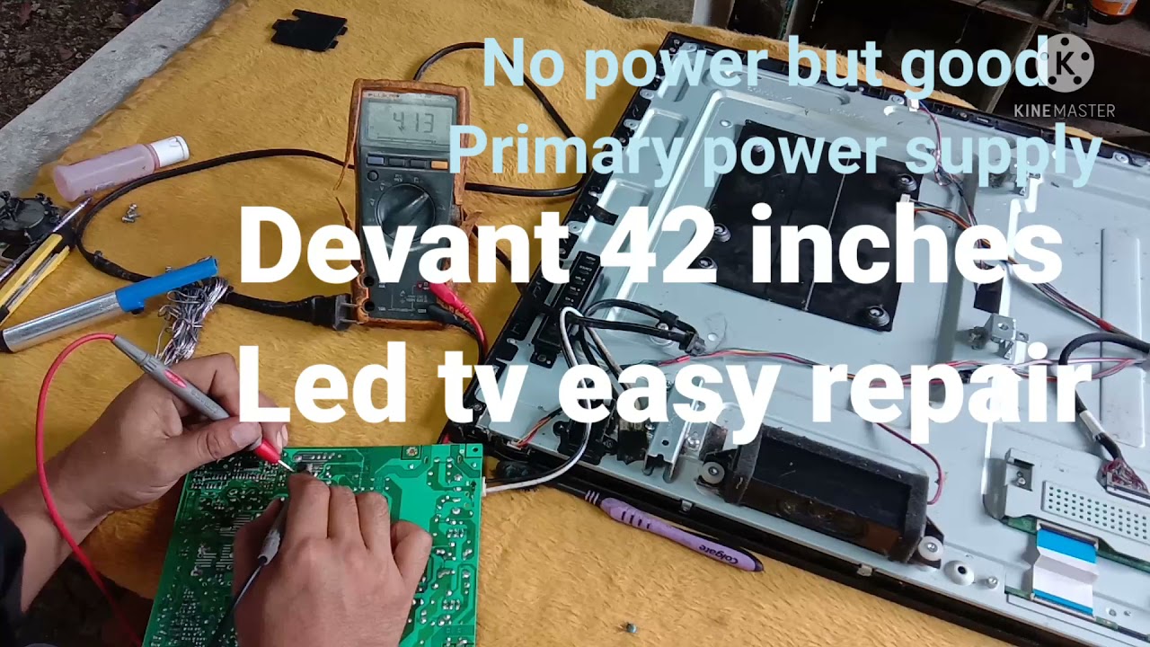 Devant Led tv 42 no power repair