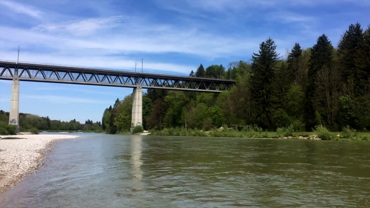 München von Oben - Grünwald - Isar - Schloss - Rumble like a River - 4K Drone Footage