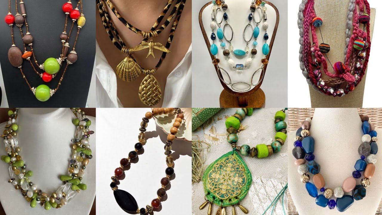 You Won’t Believe 🤩These Mixed Material Necklace Designs!