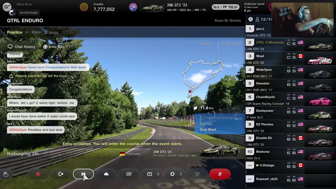 Gran Turismo 7 - GT Racing League - Race 5 - The Green Hell Endurance Race