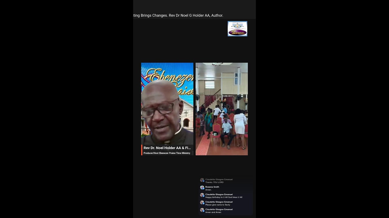 Ebenezer Congregational Church Ann's Grove Sunday Worship, Holy Communion, & Prayer Service 📱