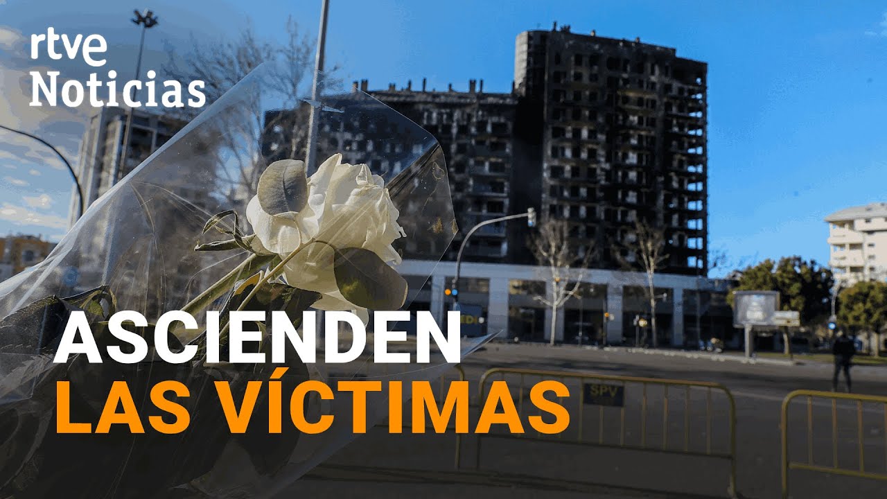 INCENDIO VALENCIA: Hallado un NUEVO CUERPO que eleva a DIEZ los FALLECIDOS en el edificio | RTVE
