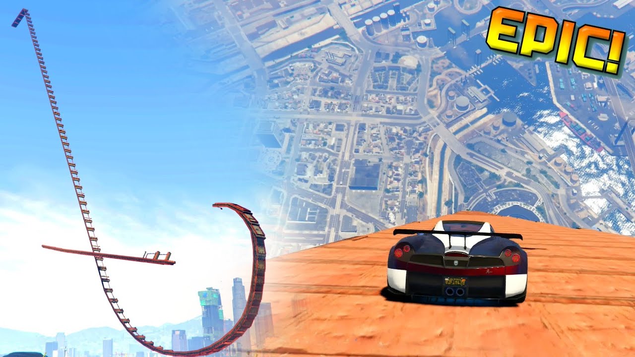 Worlds Biggest Ramp In GTA V
