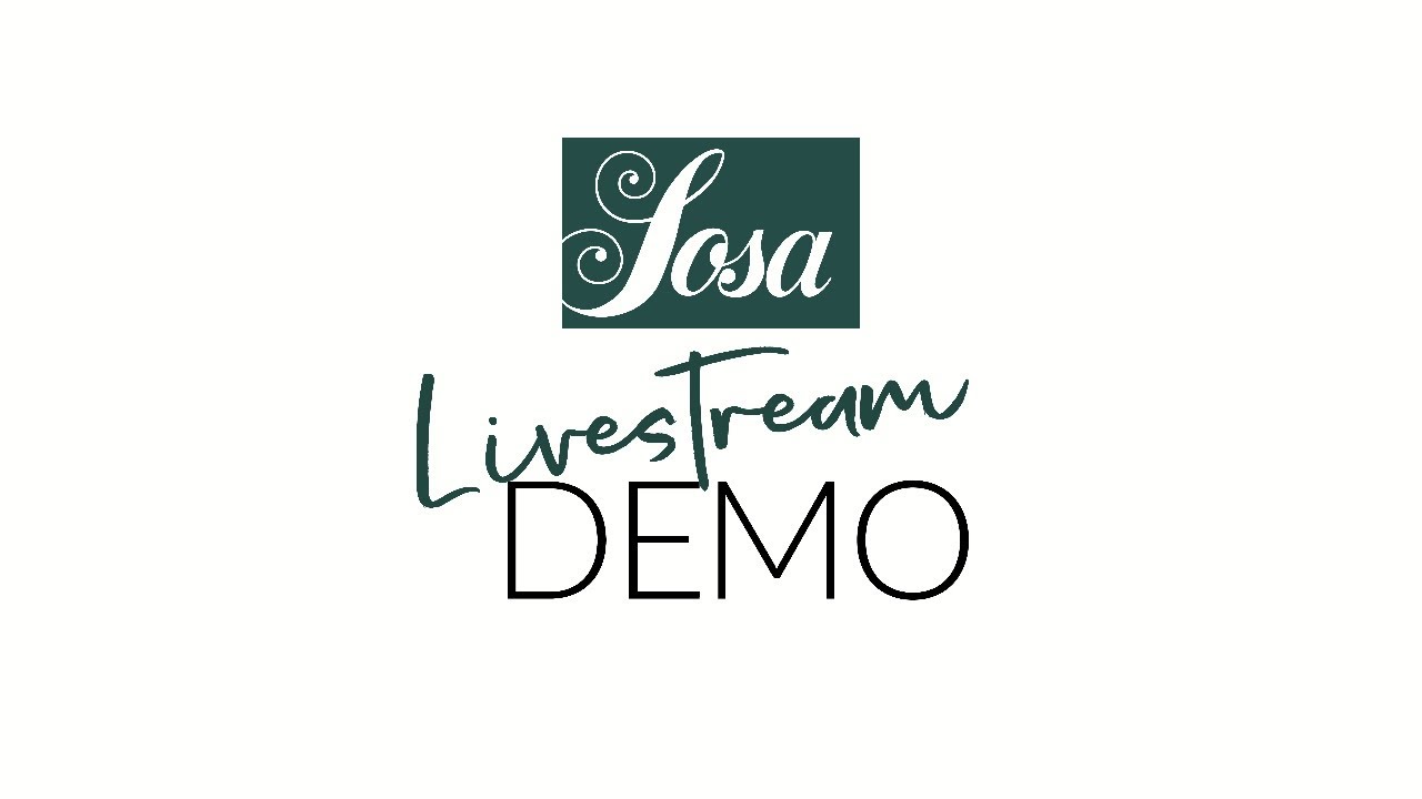 Sosa Livestream Demo 