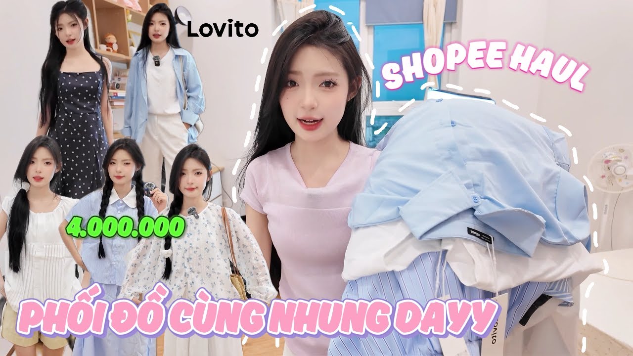 Shopee Haul | Phối Đồ Kiện Hàng 4tr Cùng NhungDayy…???