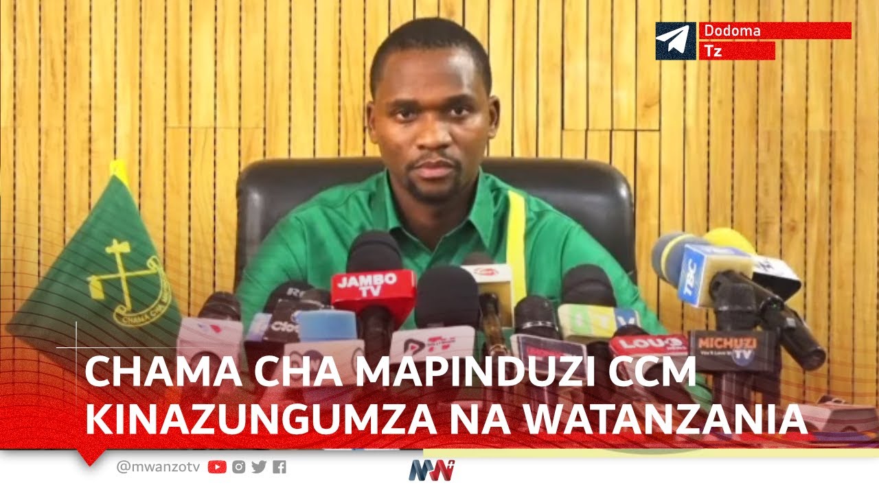 #LIVE: CHAMA CHA MAPINDUZI CCM WANAZUNGUMZA NA WATANZANIA MUDA HUU