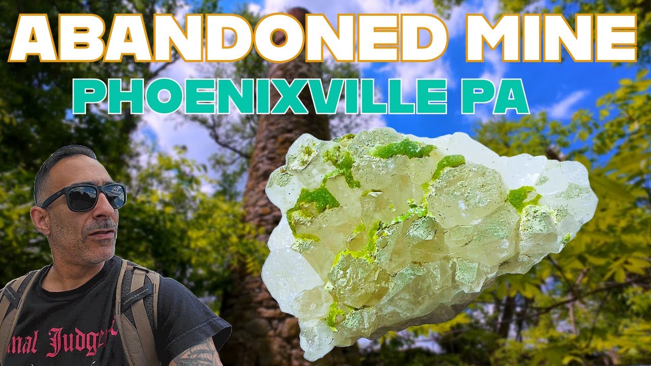 Exploring an Abandoned Mine in Phoenixville, PA | Quartz Crystals & Pyromorphite Found!